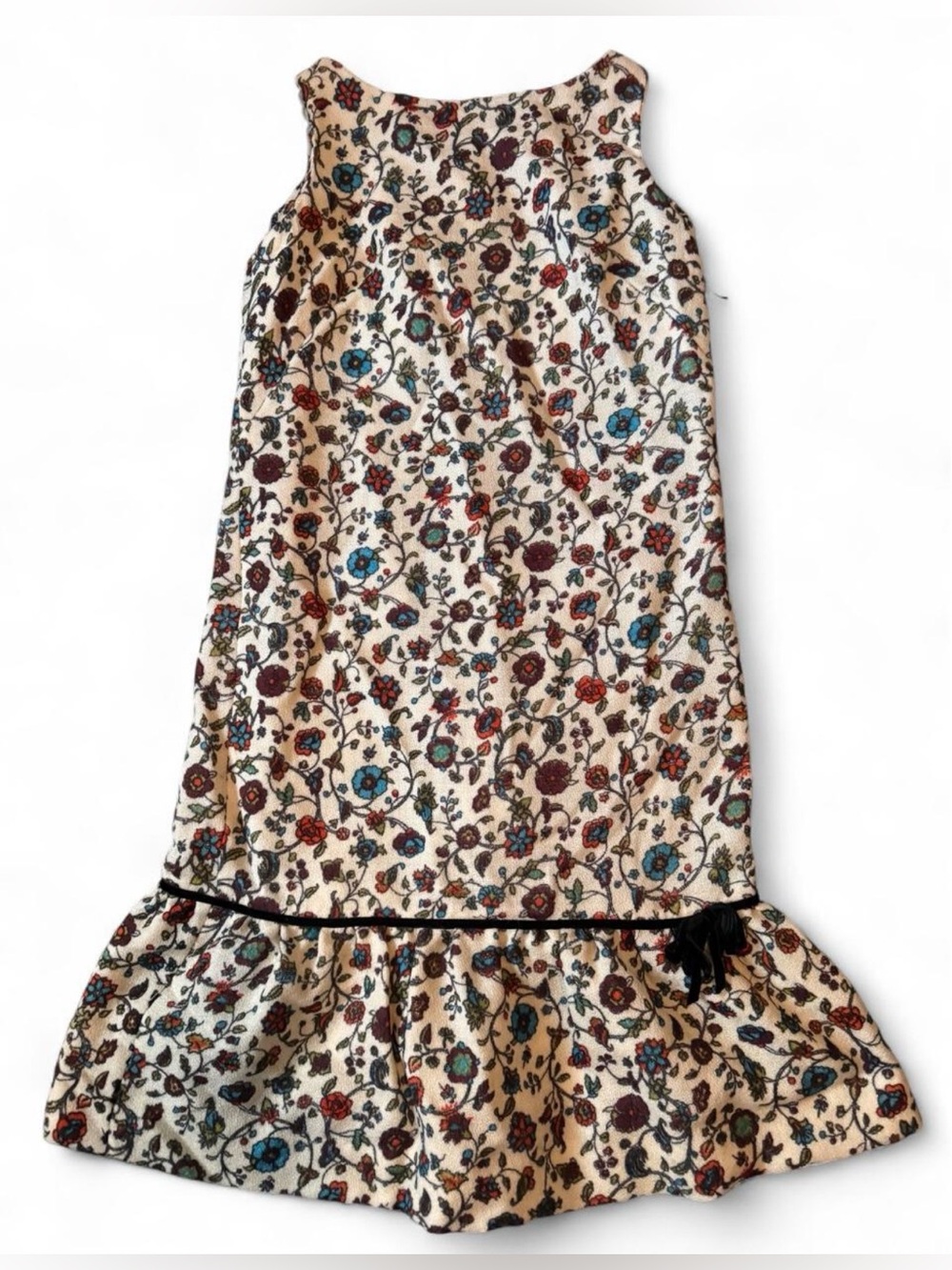 NWT Bobbie Brooks 100% Wool Floral Dress